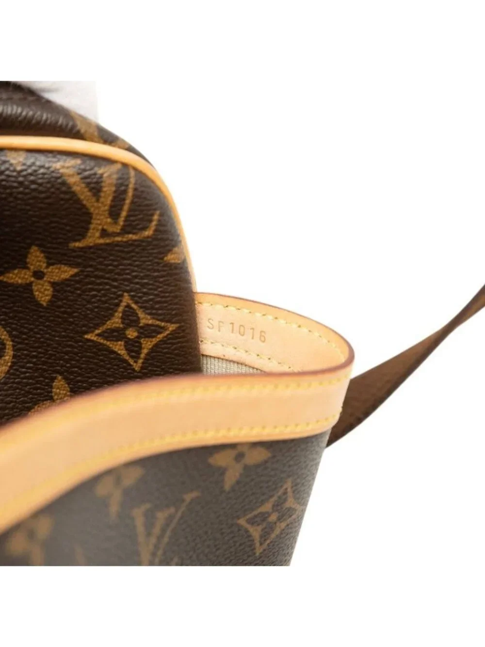 Louis Vuitton Monogram Ripota PM Crossbody Shoulder Bag Brown Leather
